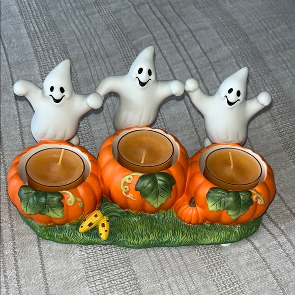 NWT Partylite Ghost Trio Tealight Holder. P7262 - Picture 1 of 4
